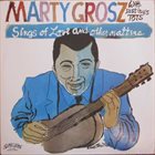 MARTY GROSZ Sings of Love & Other Matters album cover