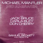 MICHAEL MANTLER No Answer album cover
