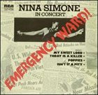 NINA SIMONE In Concert: Emergency Ward! album cover