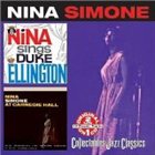 NINA SIMONE Sings Duke Ellington / At Carnegie Hall album cover
