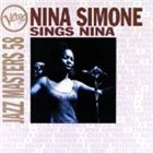 NINA SIMONE Verve Jazz Masters 58: Nina Simone Sings Nina album cover