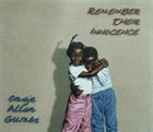 ONAJE ALLAN GUMBS Remember Their Innocence album cover