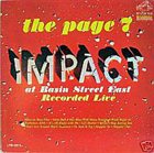 PAGE CAVANAUGH Impact At Basin Street East album cover