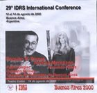 PAQUITO D'RIVERA Paquito D‘Rivera & Andrea Merenzon : 29th IDRS International Conference album cover