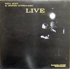 PAUL BLEY Live (with Jesper Lundgaard) album cover