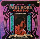 PAUL HORN July 9-10 album cover