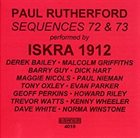 PAUL RUTHERFORD Sequences 72 & 73 album cover