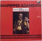 PEPPER ADAMS Live At Fat Tuesday's album cover