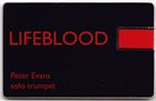 PETER EVANS Lifeblood album cover