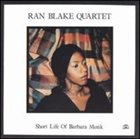 RAN BLAKE Short Life of Barbara Monk (w/Ricky Ford) album cover