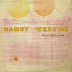 RANDY WESTON Piano A-La-Mode album cover