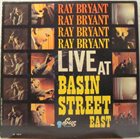 RAY BRYANT Live at Basin Street album cover