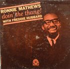 RONNIE MATHEWS Doin' The Thang album cover