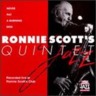 RONNIE SCOTT Never Pat a Burning Dog album cover