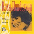 ROSA HENDERSON 1923-1931 album cover