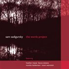 SAM SADIGURSKY The Words Project album cover