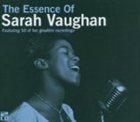 SARAH VAUGHAN Essence of Sarah Vaughan album cover