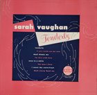 SARAH VAUGHAN Tenderly album cover