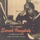 SARAH VAUGHAN The Complete Sarah Vaughan on Mercury, Volume 1: Great Jazz Years: 1954-1956 album cover