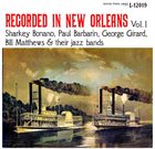 SHARKEY BONANO Recorded in New Orleans Vol.1 album cover