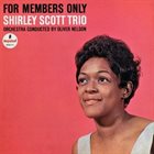 SHIRLEY SCOTT For Members Only album cover