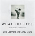 SILKE EBERHARD Silke Eberhard And Sandy Evans : What She Sees album cover