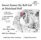 SWEET EMMA BARRETT Sweet Emma the Bell Gal at Dixieland Hall album cover