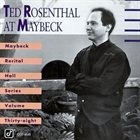 TED ROSENTHAL Live at Maybeck 38 album cover
