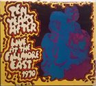 TEN YEARS AFTER Live At The Fillmore East 1970 album cover