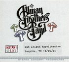 THE ALLMAN BROTHERS BAND Instant Live, Mud Island Amphitheatre, Memphis, TN 10/05/04 album cover
