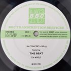 THE BEAT (THE ENGLISH BEAT) In Concert-289 (aka BBC College Concert #18) album cover