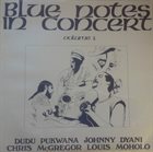 THE BLUE NOTES In Concert Volume 1 album cover