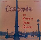 THE MODERN JAZZ QUARTET Concorde album cover