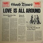 WAR War Featuring Eric Burdon : Love Is All Around album cover