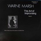 WARNE MARSH The Art of Improvising Volume 2 album cover