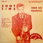 ZOOT SIMS Zoot Sims Tenor Sax Favorites album cover