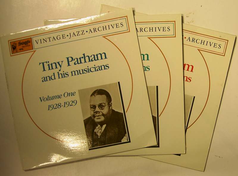 TINY PARHAM - Tiny Parham & His Musicians    Volumes One,Two & Three (1928-1930) cover 