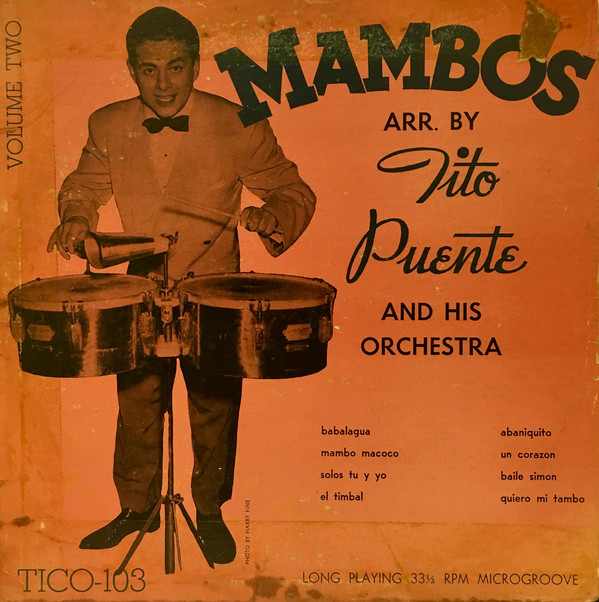 TITO PUENTE - Mambos Arr. By Tito Puente Volume Two cover 
