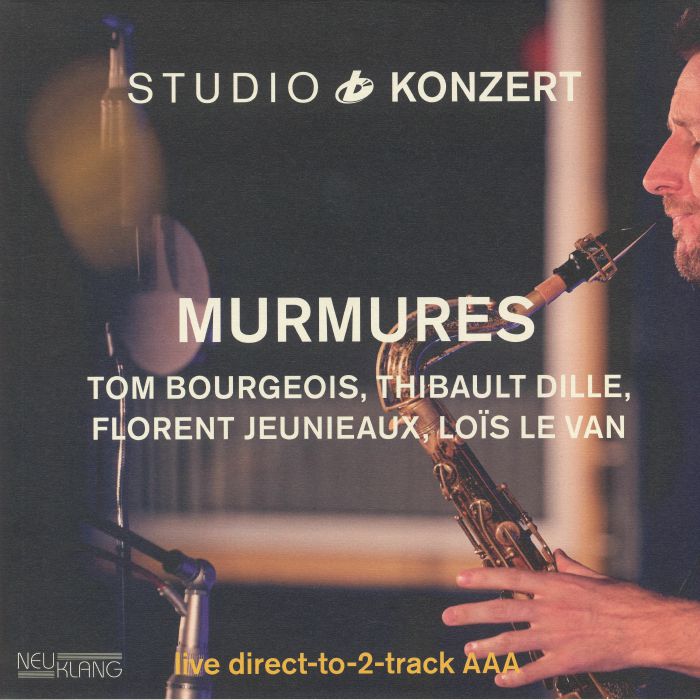 TOM BOURGEOIS - Tom Bourgeois, Thibault Dille, Florent Jeunieaux, Loïs Le Van : Studio Konzert - Murmures cover 