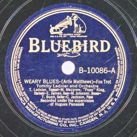 TOMMY LADNIER - Weary Blues / Ja-Da cover 