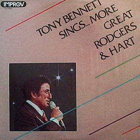 TONY BENNETT - Tony Bennett Sings the Rodgers & Hart Songbook cover 