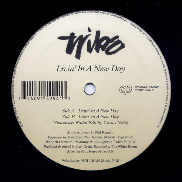 TRIBE - Livin' In A New Day cover 