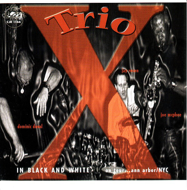 TRIO X (JOE MCPHEE - DOMINIC DUVAL - JAY ROSEN) - In Black And White - On Tour...Ann Arbor/NYC cover 