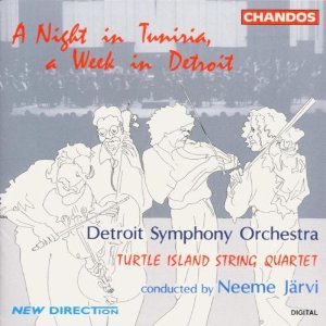 TURTLE ISLAND STRING QUARTET - A Night in Tunisia, A Week in Detroit cover 