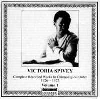 VICTORIA SPIVEY - Victoria Spivey Vol 1 1926 - 1927 cover 