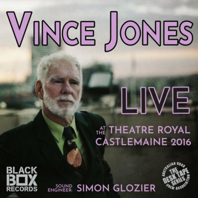 VINCE JONES - LIVE at the Theatre Royal, Castlemaine, 2016 cover 