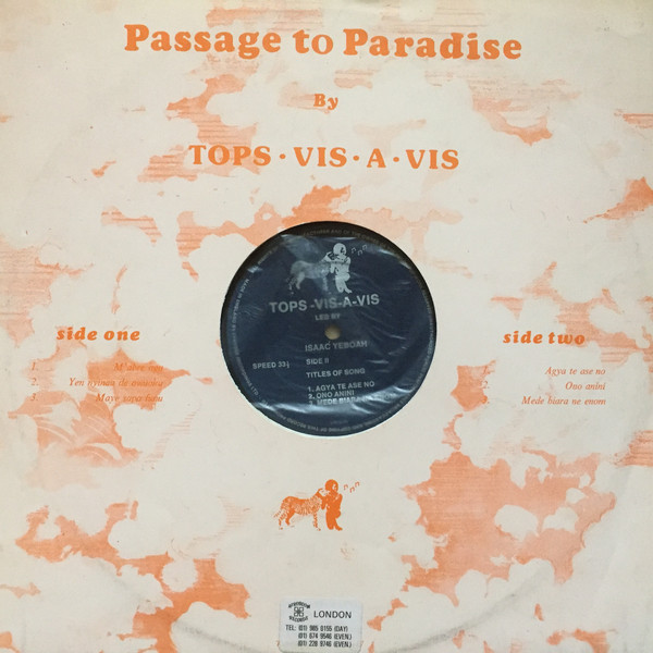 VIS A VIS - Passage To Paradise cover 