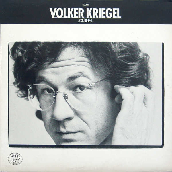 VOLKER KRIEGEL - Journal cover 