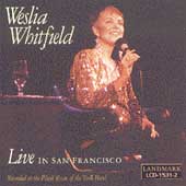 WESLA WHITFIELD - Live In San Francisco cover 