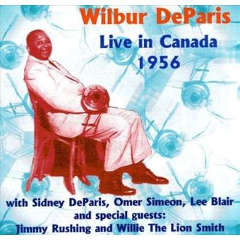 WILBUR DE PARIS - Live in Canada 1956 cover 